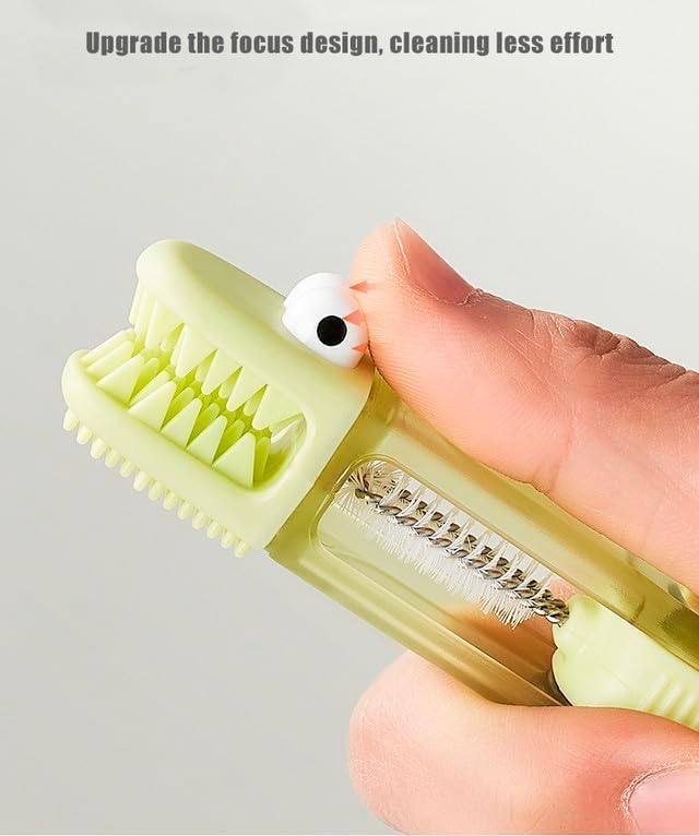 3 in 1 Cup Lid Gap Cleaning Brush Set, Multifunctional Insulation Bottle Cleaning Tools, Mutipurpose Tiny Silicone Cup Holder Cleaner, Home Kitchen Cleaning Tools