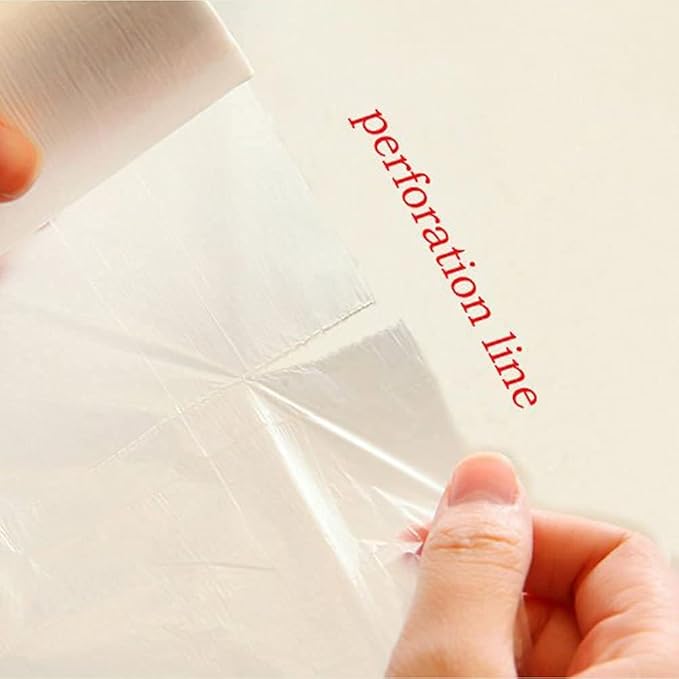 Immuson 12" x 20" Plastic Produce Bag on a Roll Food Storage Bags Clear Plastic Produce Bag for Fruits, Vegetable,Bread, Kitchen Bags (4200 Bags-12 Roll)