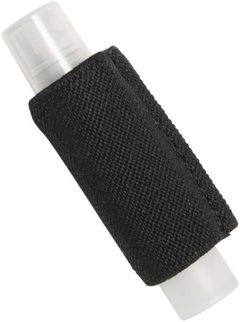 Tactical Notebook Covers Detachable Mini Alcohol Spray Bottle | Compact, Portable Design with Loop for Quick Attachment to Tactical Gear | Ideal for Field Use and Emergency
