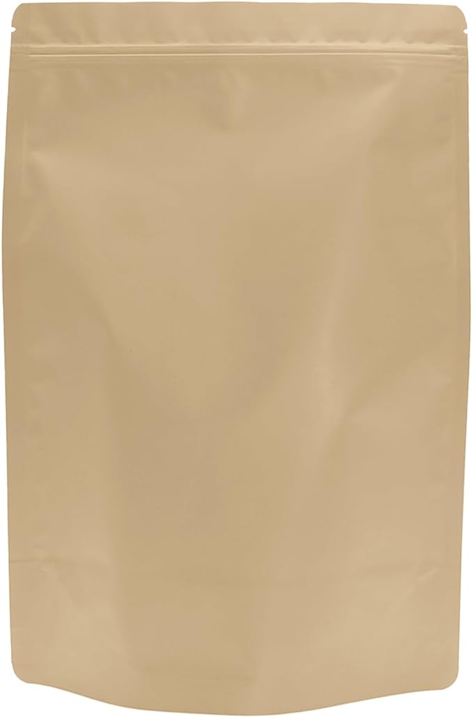 50PCS Smell Proof Resealable Pouch Bags,ULIFESTAR Aluminum Foil Flat Food Storage Bag,Sealable Pcsaging Zipper Pouches with Tear Notches for Pcsaging Lipgloss,Jewelry,etc(20*30cm/7.87*11.81",Gold)