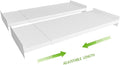 Expandable Closet Shelves Organizers, Adjustable Shelf Board for Cabinet Rack Storage Wardrobe Divider Shelving for Closets Pantry Cupboard Kitchen (Medium 2 Pack)