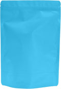 50PCS Smell Proof Resealable Pouch Bags,ULIFESTAR Aluminum Foil Flat Food Storage Bag,Sealable Pcsaging Zipper Pouches with Tear Notches for Pcsaging Lipgloss,Jewelry,etc(18*26cm/7.09*10.24",Blue)