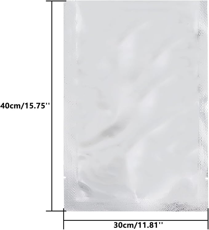 Heat Sealable Mylar Food Storage Bag,ULIFESTAR 5.5Mil Thicker Food Storage Pouches Oxygen Absorbers Vacuum Seal Airtight Packaging for Coffee Beans, Tea, Grains, etc(30 * 40cm/11.81 * 15.75'')