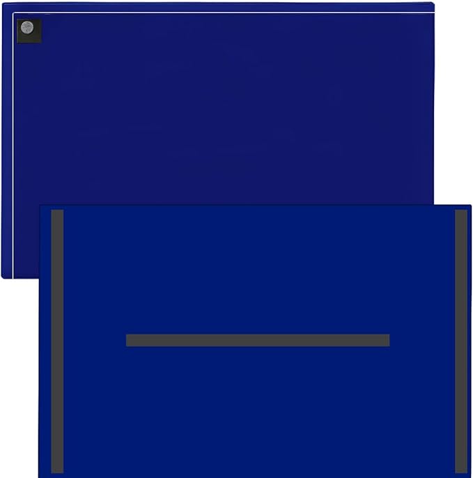 StoreSMART® Magnetic Closure Pockets - Magnetic-Back - 11" x 17" - 100-pack - Blue - MCP3512MB-B-100