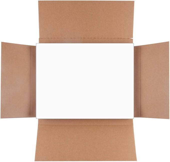L LIKED 100 Full-Sheet Sticker Paper Matte 8-1/2" x 11" Self Adhesive Shipping Labels for Laser & Inkjet Printers (100 Labels)