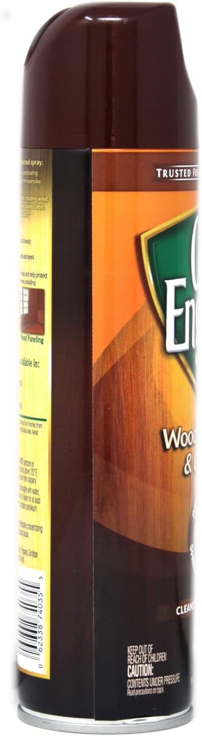 Old English Aerosol Wood Protector & Cleaner, Fresh Lemon 12.5 oz - 2 pk