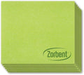 Zorbent Super Absorbent Towels 6 Pack, Green, Reusable Paper Towel Alternative, Lint Free Cleaning Cloth for Kitchen, Gym, Shoes, Travel, & Camping, Multipurpose Damp Duster, Spill & Mess Cleaner