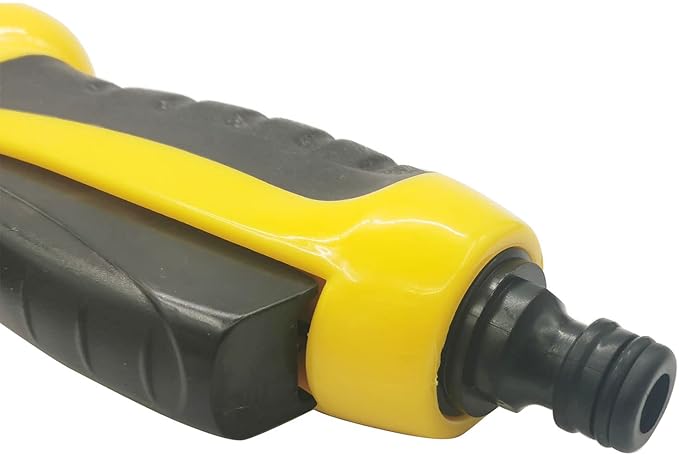 High Pressure 8 Pattern Adjustable Foam Sprayer Yellow with Soap Dispenser for Car Washing & Home Cleaning