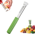 2 in 1 Apple Corer and Peeler Tool, 2026 Upgrade Stainless Steel Red Bell Pepper Seed Corer, Multi-Purpose Apple Corer for Home Kitchen, Vegetable Fruit Kitchen Gadget (1, Green)