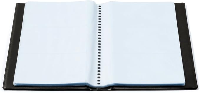 Business Card Holder Organizer Book - PU Leather, 2 Pack Total For 600 Business Cards