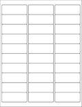 [100 Sheets] PAPRMA 1” X 2-5/8” Printable Address Label 30-up Mailing Labels for Envelope, Laser Inkjet Printer Label Sticker Sheet, 3000 Labels Blank White