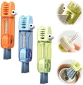 3 in 1 Cup Lid Gap Cleaning Brush Set, Multifunctional Insulation Bottle Cleaning Tools, Mutipurpose Tiny Silicone Cup Holder Cleaner, Home Kitchen Cleaning Tools