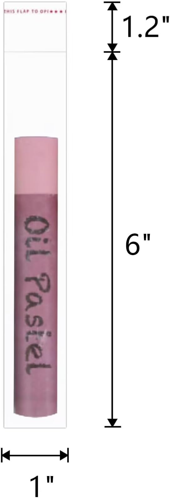 Long Resealable Cellophane Bags 1x6'' 500pcs Clear Adhesive Cello Bags Pretzel Rod OPP Plastic Bags for Toothbrush Necklace Candy Crafts Coffee Spoon Lip Brush Straw