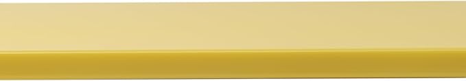 Winco Cutting Board, 12 by 18 by 1/2-Inch, Yellow