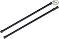KXLife 2 Pack Spring Tension Curtain Rod for Window 16 to 28 Inch, Black | Expandable Adjustable Small Curtain Tension Rods, No Drilling, for Kitchen, RV, Cupboard, Refrigerator