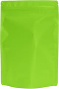 100PCS Smell Proof Resealable Pouch Bags,ULIFESTAR Aluminum Foil Flat Food Storage Bag,Sealable Pcsaging Zipper Pouches with Tear Notches for Pcsaging Lipgloss,Jewelry,etc(16*24cm/6.3*9.45",Green)