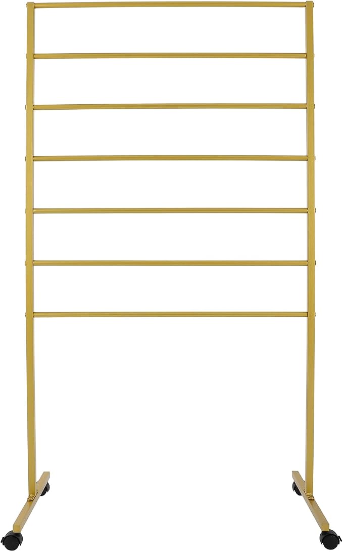 Scarf Organizer, Scarf Display Stand, 7 Tier Metal Scarf Holder Organizer, Floor-standing Scarf Rack for Commercial or Home, Hijab Stand RackTies Belt Pants Hanging Rack