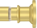 Gold Tension Rod 18-32 Inch, No Drill Spring Rod | Adjustable Stainless Steel Rod, No Drilling Required, Ideal For Closets And Small Windows