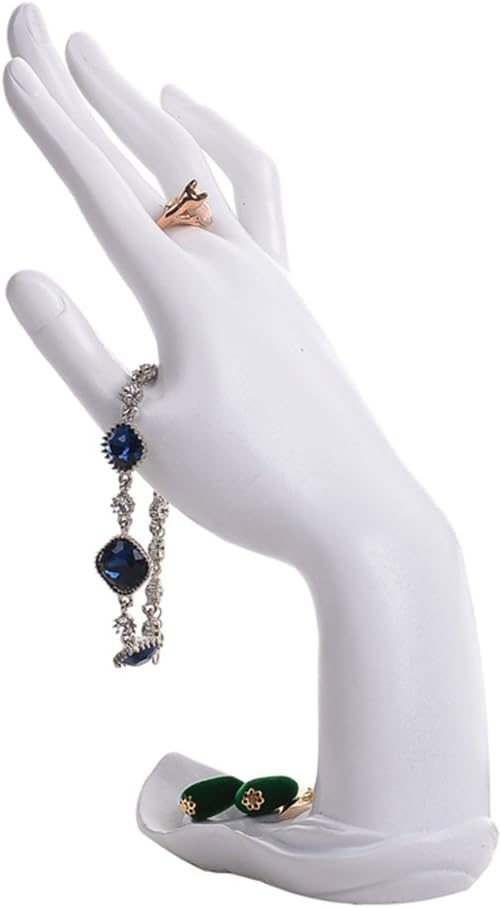 ChezMax Jewery Display Hand Ring Holder - Jewelry Organizer Stand, Necklace Stand, Preppy Jewelry Holder, Aesthetic Room Decor, Cute Y2k Room Decor for Women
