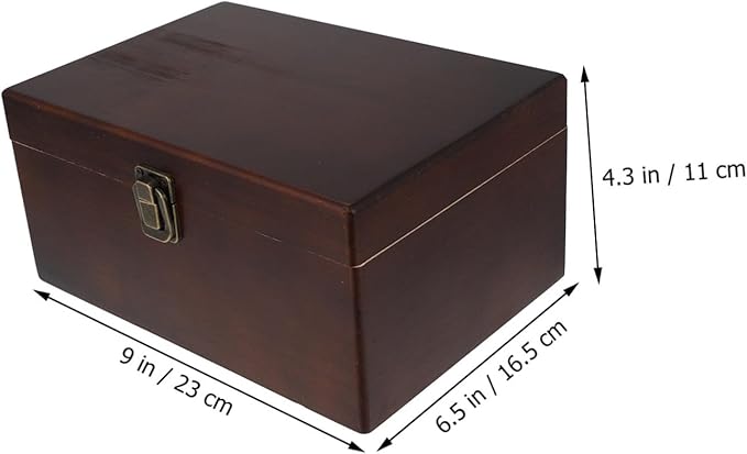 Homoyoyo Multifunctional Storage Bin Wooden Storage Organizer Desktop Wooden Organizer