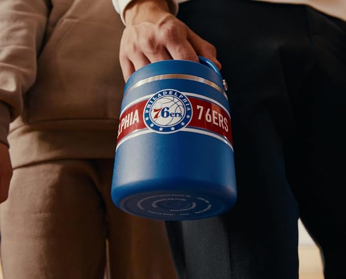 Hydrapeak x NBA Officially Licensed OKC Thunder 25oz Stainless Steel Vacuum Insulated Food Jar with Handle, Wide Mouth Leak-Proof Soup Jar for Adults, 10 Hours Hot & 16 Hrs Cold