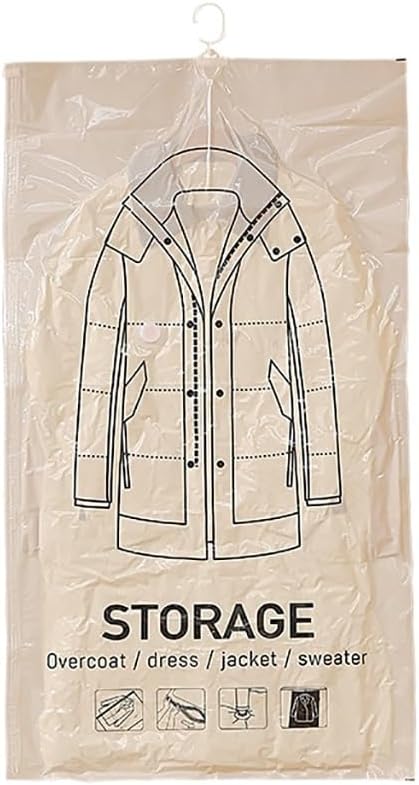 Hanging Vacuum Storage Bags – Space-saving storage bags for clothes, suits and jackets(One,70 * 110cm)