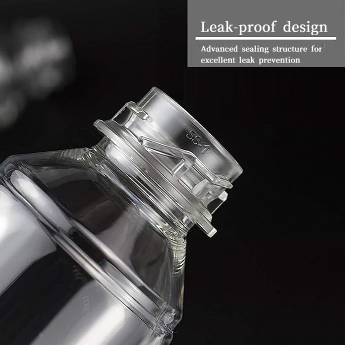 Mistifi Continuous Mist Spray Bottle – Ultra Fine Refillable Water Mister for Hair, Plants, Cleaning, Skincare, Salon & Home Use　(500ml 2Pcs, Transparent bottle)