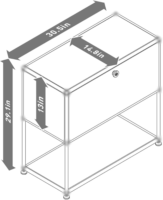Modern Storage Cabinet Black D Versatile Free-Standing Organizer for Living Room, Bedroom, and Home Office Décor
