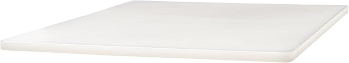 Winco Heavy-Duty Plastic Cutting Board, 15" x 20" x 1/2", White (Set of 6)