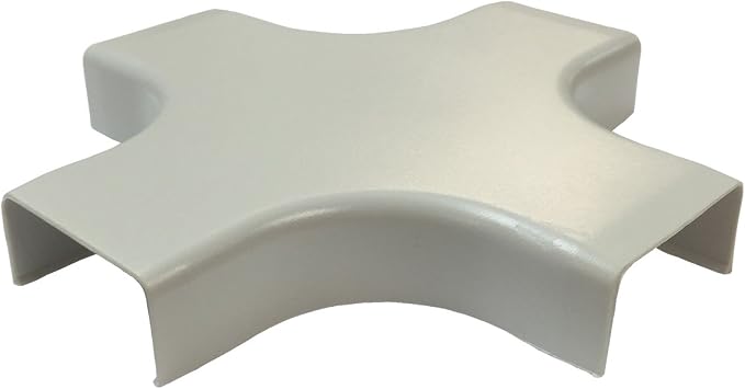Electriduct 500 Series Raceway Accessory - 4 Way Tee (Beige)