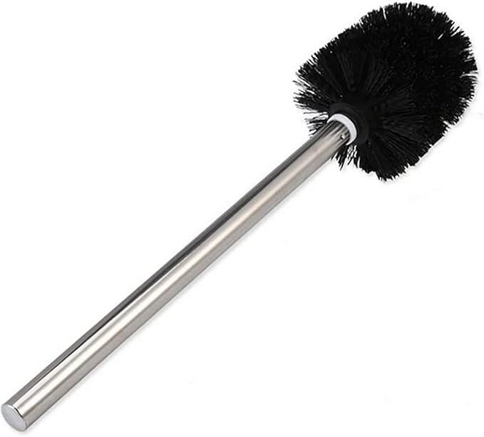Toilet Brush Toilet Cleaning Brush Stainless Steel Long Handle Toilet Brushes Kitchen Bathroom Cleaning Tool Home Hotel WC Bathroom Cleaner Bathroom Toilet Brush Holder