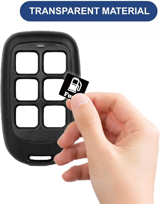 400 Pcs Car Switch Panel Sticker, 44 Designs Black Auto Switch Label Dashboard Symbol Stickers Universal Car Air Conditioning Light Wiper Fuel Icon Decals for Most Vehicles, 0.71x0.71 Inch