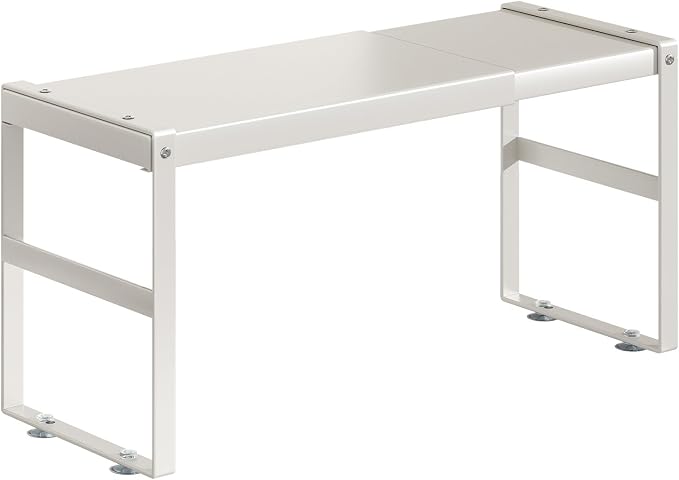 Expandable Kitchen Organizer Shelf, Cabinet Countertop Shelves | Metal Pantry Organizer Spice Rack Storage Shelves, For RV, Kitchen, Pantry, Cupboards, Under Sink and Counter Storage, Office