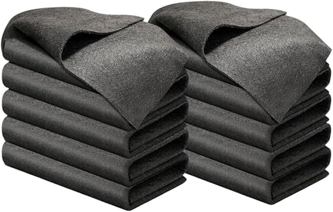 Thickened Magic Cleaning Cloth, 2026 New Streak Free Reusable Microfiber Rag, Multipurpose Miracle Rags Absorbent Microfiber Cleaning Cloth for Kitchen, Window and Car Glass (5, 12x12in) (10, 12x12in)