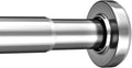 AmazerBath Spring Tension Shower Curtain Rod, 31-75 Inches Heavy Duty Tension Rod Rust Proof Bathroom Curtain Rod, Adjustable No Drill Easy Segmented Installation, Chrome