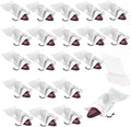 GONGKANGYUAN 20 Pack Satin Shoe Bags for Travel, Drawstring Shoe Storage Bags for Men and Women, Dustproof Moisture-Proof Shoe Pouches for Packing & Organizing Shoes