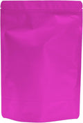 50PCS Smell Proof Resealable Pouch Bags,ULIFESTAR Aluminum Foil Flat Food Storage Bag,Sealable Pcsaging Zipper Pouches with Tear Notches for Pcsaging Lipgloss,Jewelry,etc(18*26cm/7.09*10.24",Purple)