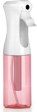 VIGOR PATH Continuous Mist Pink Spray Bottle 200ml Fine Mist for Hair | Ultra Fine Atomizer Leak Proof Ergonomic Construction 360 Refillable