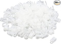 Antrader 200Pcs 3/8 Inch R-Type Cable Clamps Nylon Cable Organizer Clips | White Plastic Wire Rope Management Holders with Screws,Insulated & Damage-Free Cables