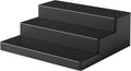 Yieach Cologne Perfume Organizer for Men,3 Tier Cologne Display Shelf & Fragrance Rack,Black Cupcake Stand and Display Risers for Action Figure,Funko Pop Display,Collectibles,Makeup,Perfume Shelf,1Pcs