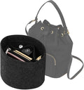 Lckaey Felt Purse Organizer Insert, for bucket liner storage bag2071dark grey