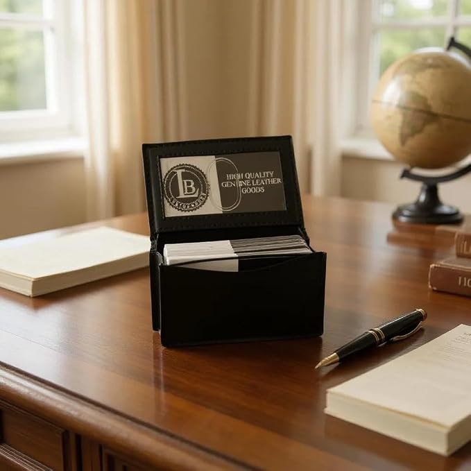 LB LEATHERBOSS Business Card Holder