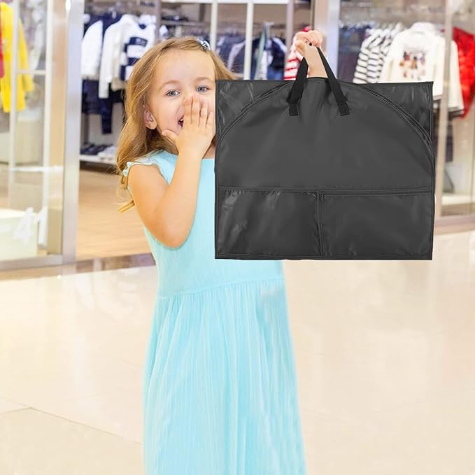 Dance Costume Garment Bag for Dancers with Backpack Storage Bag,40 inch Kids Garment Bag for Dance Competitions with Pockets for Dance Costumes,Cheer Uniform Garment Bags for Hanging Clothes Travel
