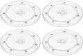 uxcell 4Pcs Acrylic Lazy Susan Turntable, 6 Inch Clear Turntable Organizer Ball Bearing 360 Degree Rotating Tray for Spice Rack Table Cake Kitchen Pantry Decorating Bathrooms