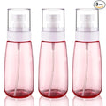 Cosywell Travel Size Spray Bottle TSA Approved 3.4oz 100ml 3 Pack Leak Proof Fine Mist Spray Bottles Empty Refillable Mist Sprayer for Perfume Essential Oils Toners Rose Water Cosmetics (3Pink)