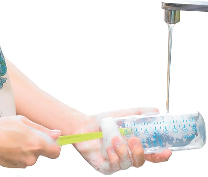 Vila 5-Pack Reusable Straw Pipe Cleaner Brush Set, Long Pipe Brush Cleaner Tool Kit, Nylon Cleaning Brush for Water Bottle, Teapot, Narrow Neck Glass Containers, Baby Bottle, Jug, Hookah, Hydro Flask