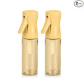 Spray Bottle for Hair, 2 Pack 95ml Small Continuous Water Mist Spray Bottle, Ultra Fine Mist for Face, Hairstyling, Salon, Cleaning, Toners, Hydration & Makeup, Travel Size Leak-Proof Bottles Yellow