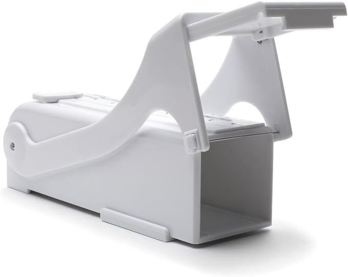 KitchenArt Buttermate Butter Cutter Slicer, Measuring Dispenser and Keeper, White
