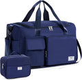 FIORETTO Women's Gym Duffle Bag with Shoes Compartment, 30L Capacity, Ideal for Travel, Gym, Sports, Duffel, Weekender