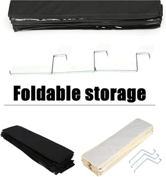 Hoodie Sweatshirt Storage Organizer, Over the Door Sweatshirt Organizer, 26-Pocket Clear Holder, Pockets Wall Shoes Bag, Portable Closet Wardrobe,63"L X 22"W X 6.3"H,Cabinet Behind The Doors (Black)